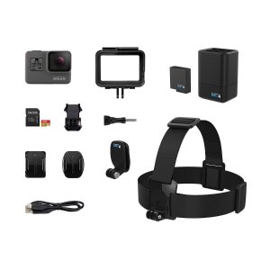 比黒五低：GoPro HERO5 Black + 16GB 存储卡 + 头戴和充电器等额外附件