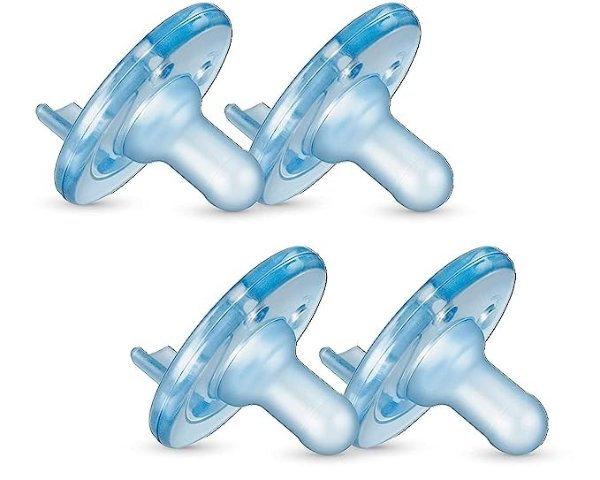 Philips AVENT Soothie 3-18 months, blue/blue, 4 pack, SCF192/06