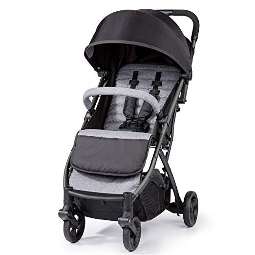 3DPac Stroller, Lightweight and Compact Carseat Adaptable Design with Convenient One-Hand Fold, Reclining Seat and Extra-Large Canopy