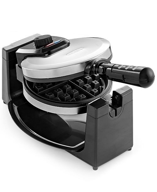 13991 Polished Stainless Steel Rotary Waffle Maker