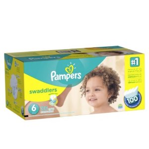 Pampers Swaddlers Diapers Size 6, 100 Count