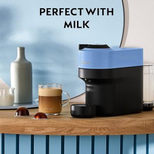 Nespresso 咖啡机多色闪促+免费胶囊☕️奶蓝色Vertuo Pop £59！