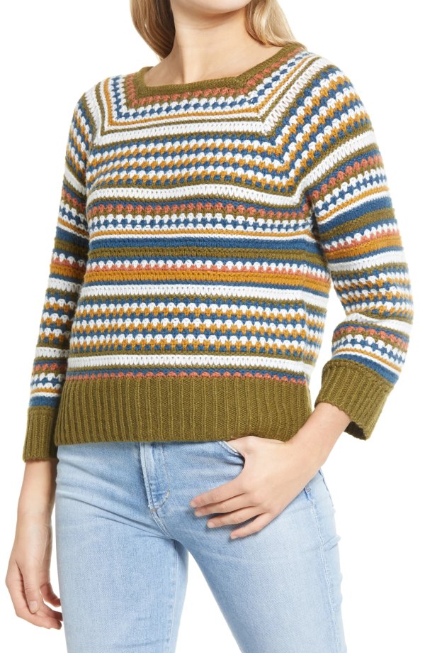 Beechwood Square Neck Sweater