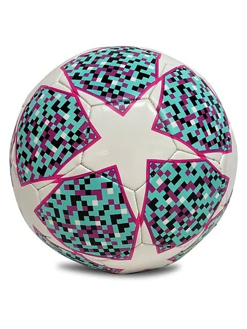Kid's Size 5 Geo Lines Top Spirit Soccer Ball