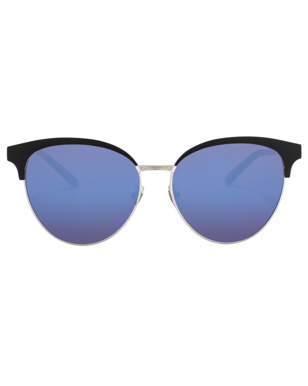 Core Matte Black/Shiny Silver Women's Sunglasses GG0074SK-30001043001