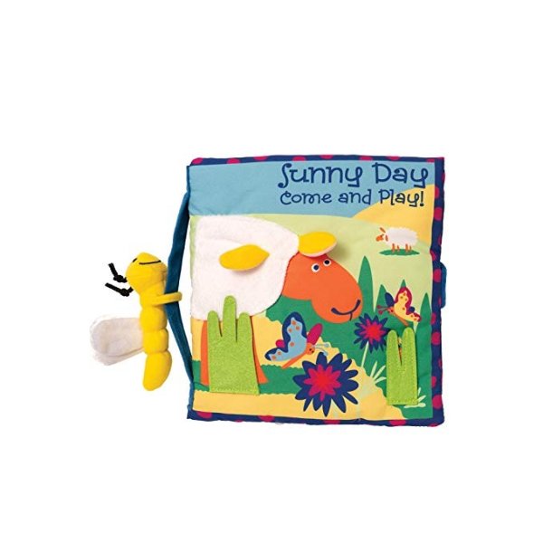 Soft Activity Book with Tethered Toy, Sunny Day
