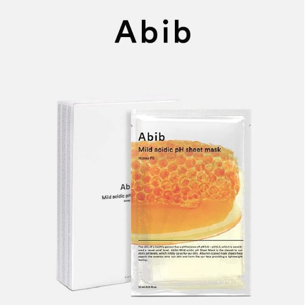 Abib Honey Fit Mild Acidic pH Sheet Mask (10ea)