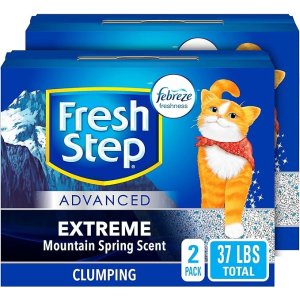 Fresh StepAdvanced Extreme Clumping Cat Litter with Odor Control - Mountain Spring Scent