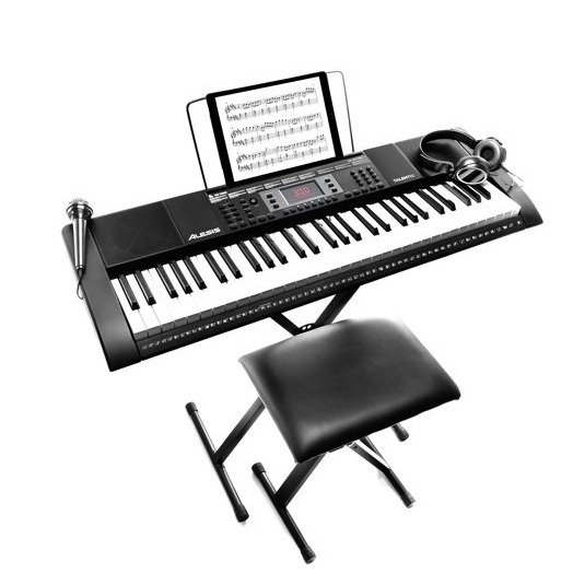 Alesis Talent 61-Key Portable Keyboard with Built-In Speakers