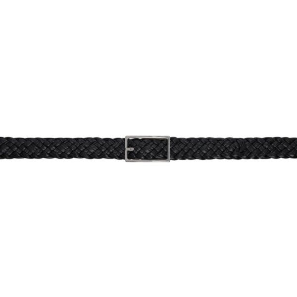 Black Intrecciato Belt