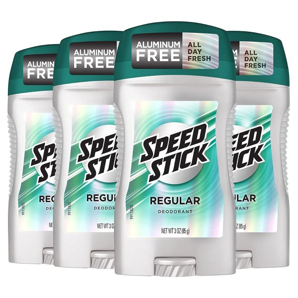 Speed Stick Men's Deodorant 4 Pack