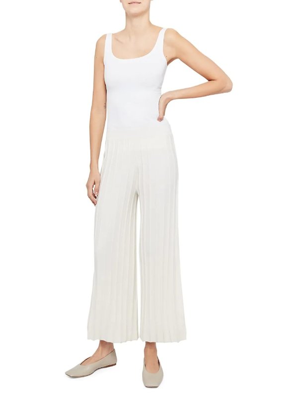 Wide Ribbed Pants