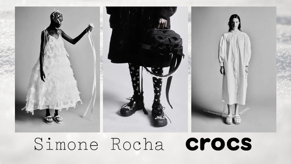 Simone Rocha和Crocs联名款又美又酷！梦中情鞋这不就来了？甜美硬核洞门万岁！