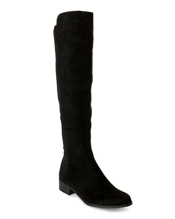 Black Unhudy Over-the-Knee Boots
