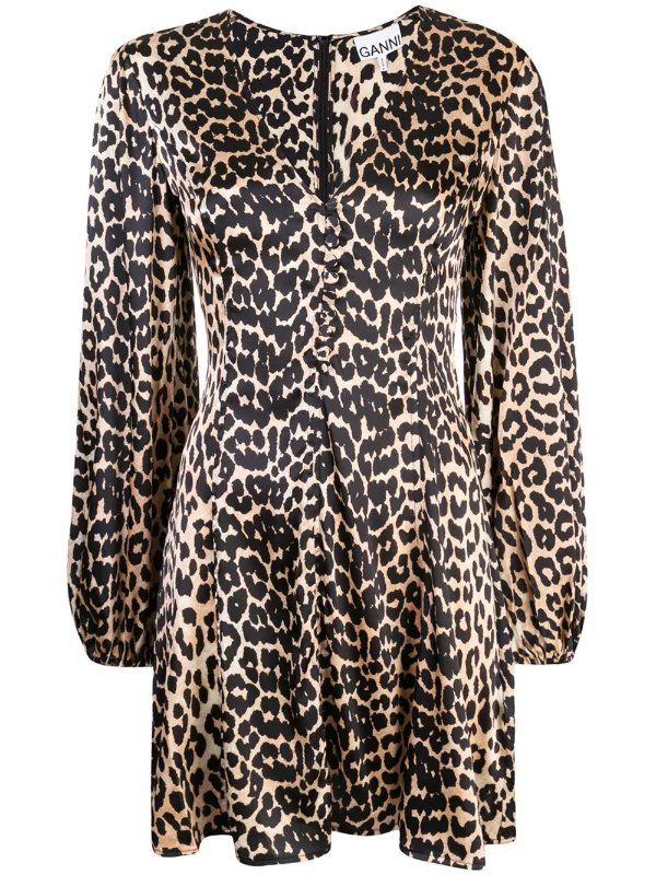 Blakely leopard dress