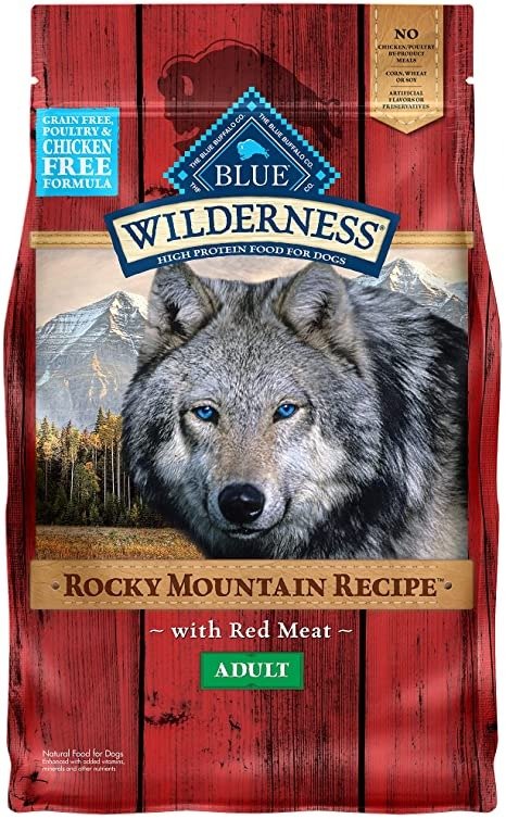 Blue Buffalo Wilderness Rocky Mountain Recipe High Protein, Natural Adult Dry Dog Food