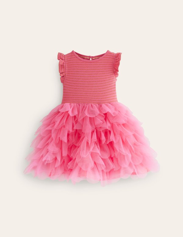 Petal Skirt Tulle DressRose Pink