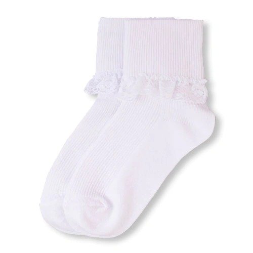 Girls Lace Ruffle Socks
