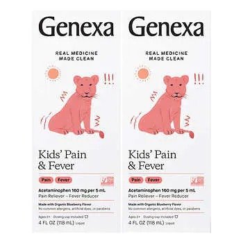 Genexa Kid's Pain & Fever, 8 Ounces