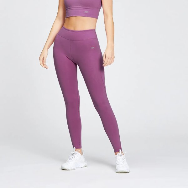 梅子紫色运动leggings