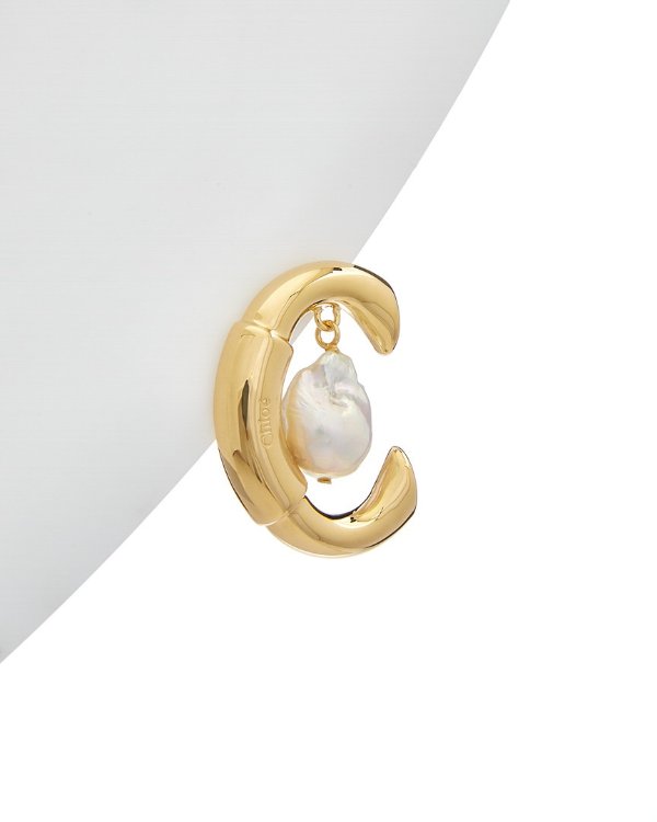 Darcey Copper & Natural Pearl Earring