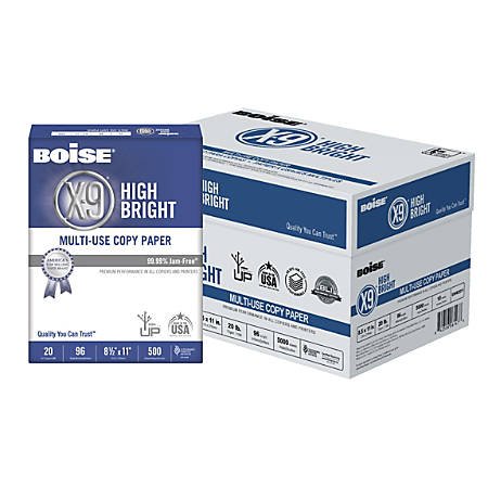 Boise X-9 High Bright Multipurpose Copy Paper