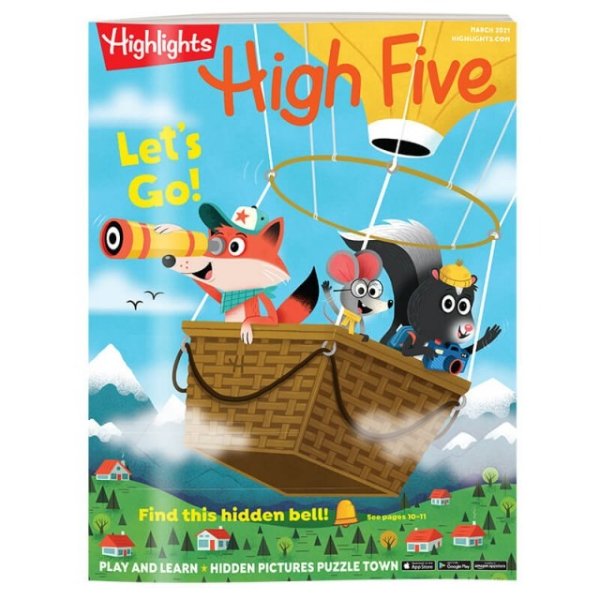 Magazines for Preschoolers & Kindergartners - High Five | Highlights for Children