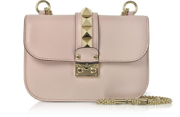 Lock Small Leather Chain Shoulder Bag