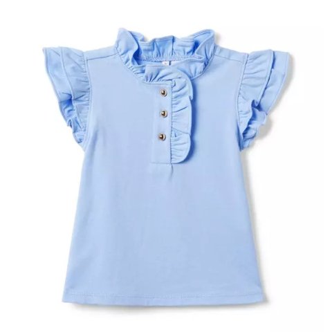 Janie and JackThe Ruffle Button Top