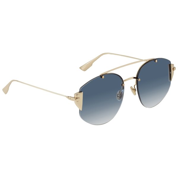 Khaki aqua Aviator Ladies Sunglasses STRONGERS 0000 58