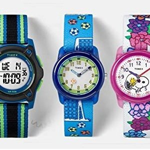 Timex kids Time Machines Elastic Fabric Strap Watch