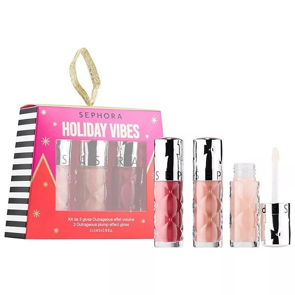 SEPHORA COLLECTION Holiday Vibes Outrageous Lip Plump Set