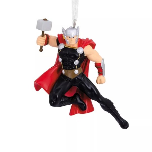 Christmas Ornament Marvel Thor with Mjolnir