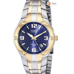 Casio Men's EF106SG-2AV Edifice Two-Tone Stainless Steel Watch