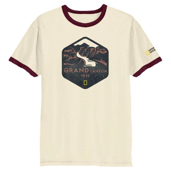National Geographic Grand Canyon Ringer Tee