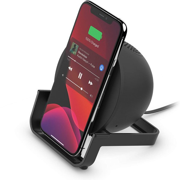 BOOST CHARGE Wireless Charging Stand + Speaker