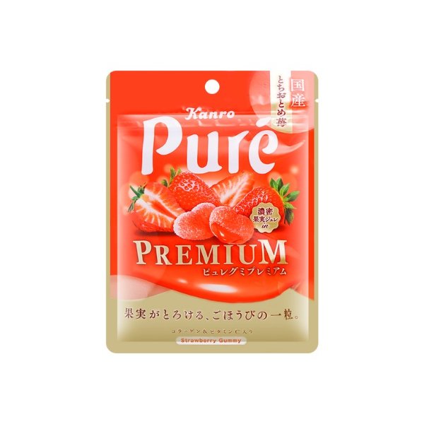 KANRO Soft Candy Strawberry Flavor 1.90oz