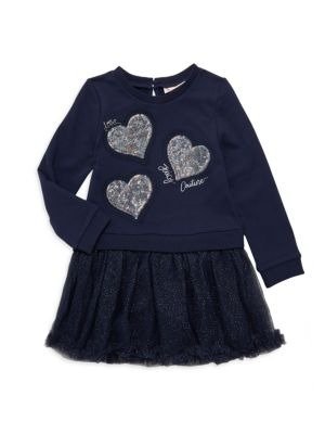 Juicy Couture Little Girl's Embellished Cotton-Blend Sweater Dress