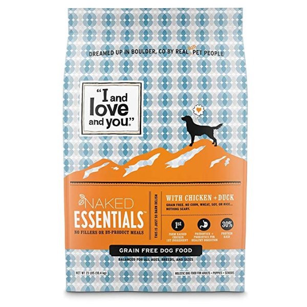 “I and love and you” Naked Essentials Grain Free Dry Dog Food