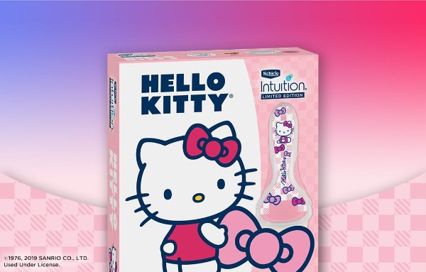 Limited Edition Hello Kitty® Advanced Moisture Razor Handle & Refills