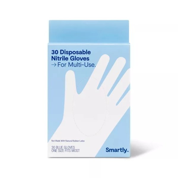 Disposable Multipurpose Nitrile Gloves - 30ct &#8211; Smartly&#8482;