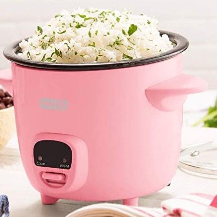 DRCM200GBPK04 Mini Rice Cooker Steamer with Removable Nonstick Pot