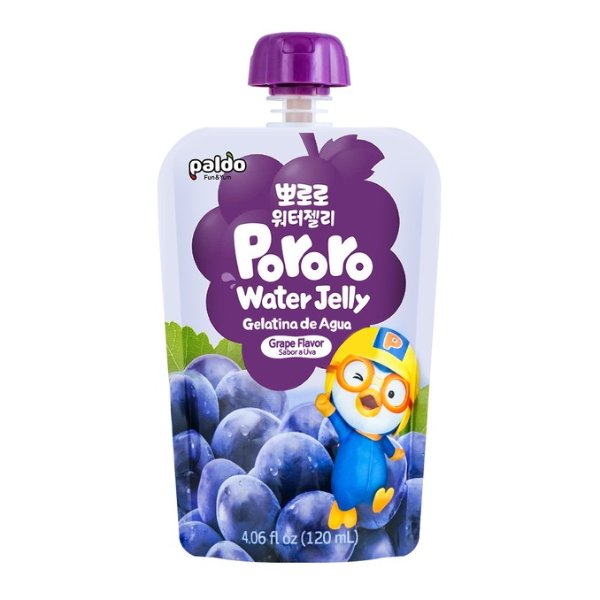 Korea Pororo fruit jelly grape flavor 120ml
