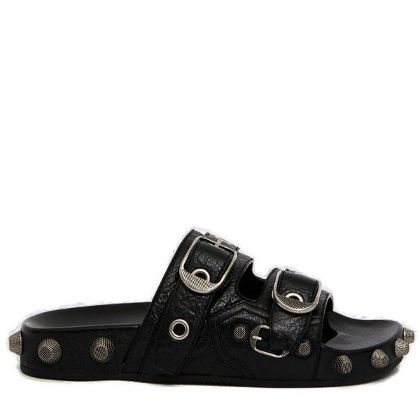 Studs-Detailed Open-Toe Sandals