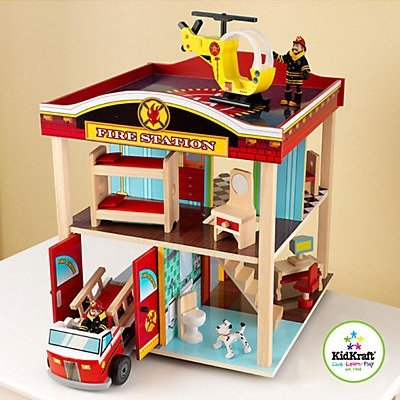 KidKraft Fire Station Rescue Deluxe Playset