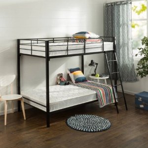Slumber 1 Comfort 6” Twin Pack Bunk Bed Spring Mattress, Twin over Twin
