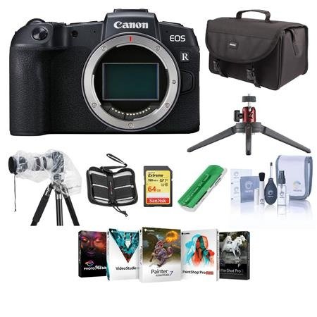 EOS RP Mirrorless Full Frame Digtal Camera Body With Free PC Accessory Kit