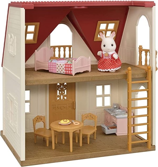 红顶小屋 带家具和小兔兔