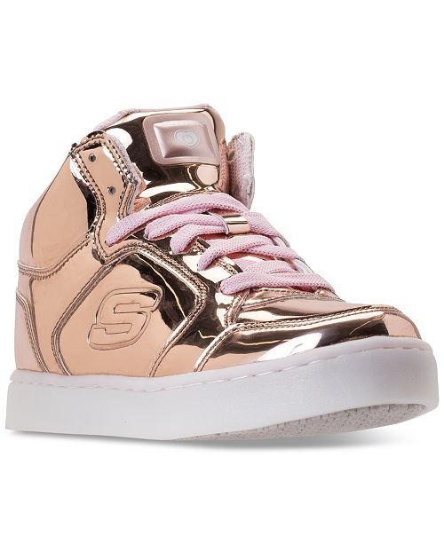 Big Girls' S Lights: Energy Lights Light-Up High-Top Casual Sneakers from Finish Line