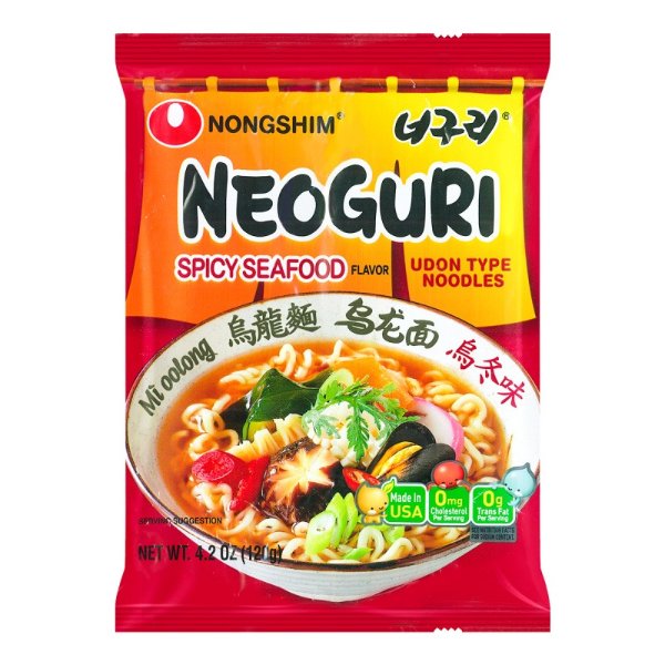 NONGSHIM Neoguri Noodle Soup Spicy Seafood Flavor 120g